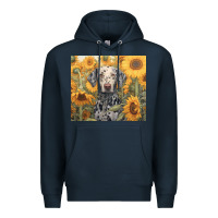 Navy dalmatian Premium Hoodie - Unal Design
