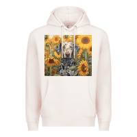 Pale Pink dalmatian Premium Hoodie - Unal Design