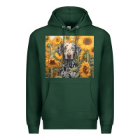 Sports Green dalmatian Premium Hoodie - Unal Design