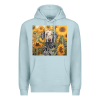 Blue Mist dalmatian Premium Hoodie - Unal Design
