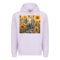 Lilac dalmatian Premium Hoodie - Unal Design