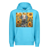 Ocean Blue dalmatian Premium Hoodie - Unal Design