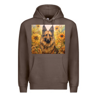 Coffee german shepherd Premium Hoodie - Unal Design