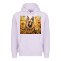 Lilac german shepherd Premium Hoodie - Unal Design