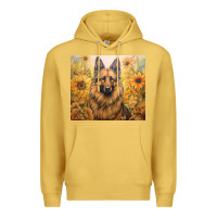 Antique Gold german shepherd Premium Hoodie - Unal Design