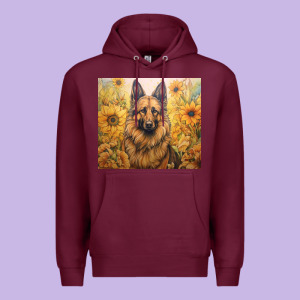 German Shepherd Premium Hoodie Designed By Unal Design