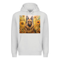 Dove Grey german shepherd Premium Hoodie - Unal Design