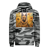 Slate Camo german shepherd Premium Hoodie - Unal Design