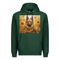 Sports Green german shepherd Premium Hoodie - Unal Design
