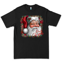 Black merry Christmas santa Premium Tee - CowhideDigitalArt