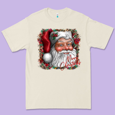 Merry Christmas Santa Premium Tee Designed By Cowhidedigitalart