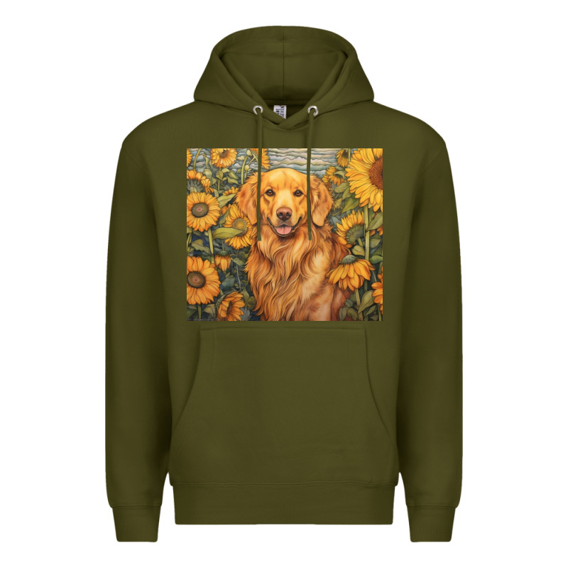 Golden Retriever Premium Hoodie by Unal Design | Teevron