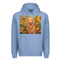 Colony Blue golden retriever Premium Hoodie - Unal Design