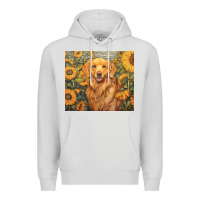 Dove Grey golden retriever Premium Hoodie - Unal Design