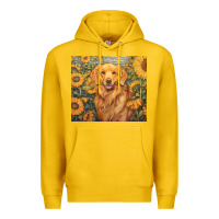 Lemon golden retriever Premium Hoodie - Unal Design
