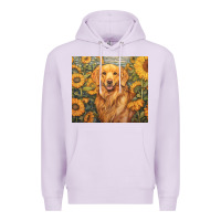 Lilac golden retriever Premium Hoodie - Unal Design