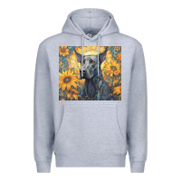 Heather Grey great dane Premium Hoodie - Unal Design