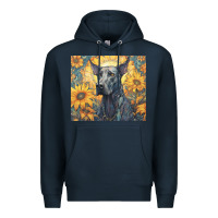Navy great dane Premium Hoodie - Unal Design