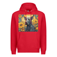 Red great dane Premium Hoodie - Unal Design