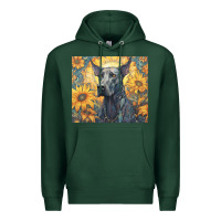 Sports Green great dane Premium Hoodie - Unal Design