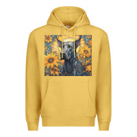 Antique Gold great dane Premium Hoodie - Unal Design