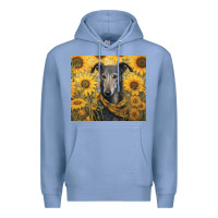 Colony Blue greyhound Premium Hoodie - Unal Design