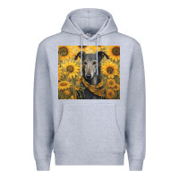 Heather Grey greyhound Premium Hoodie - Unal Design