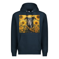 Navy greyhound Premium Hoodie - Unal Design