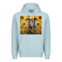 Blue Mist greyhound Premium Hoodie - Unal Design