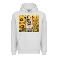 Dove Grey jack russel terrier Premium Hoodie - Unal Design