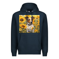 Navy jack russel terrier Premium Hoodie - Unal Design