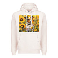 Pale Pink jack russel terrier Premium Hoodie - Unal Design