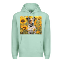 Seafoam jack russel terrier Premium Hoodie - Unal Design