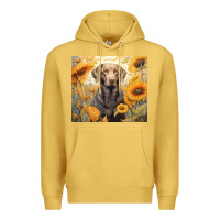 Antique Gold labrador retriever Premium Hoodie - Unal Design