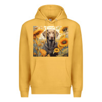 Mustard labrador retriever Premium Hoodie - Unal Design