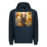 Navy labrador retriever Premium Hoodie - Unal Design
