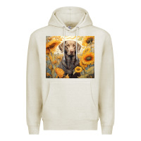 Oatmeal Heather labrador retriever Premium Hoodie - Unal Design