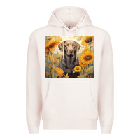 Pale Pink labrador retriever Premium Hoodie - Unal Design