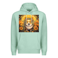 Seafoam pembroke welsh corgi Premium Hoodie - Unal Design