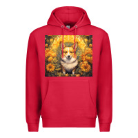 Cardinal pembroke welsh corgi Premium Hoodie - Unal Design