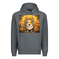 Rock pembroke welsh corgi Premium Hoodie - Unal Design