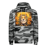 Slate Camo pembroke welsh corgi Premium Hoodie - Unal Design