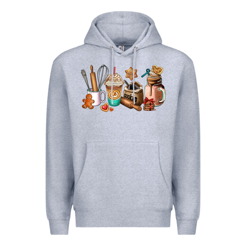 Cookie Coffee Cup Premium Hoodie by AdoDesignShop | Teevron