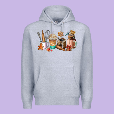 Cookie Coffee Cup Premium Hoodie Designed By Adodesignshop