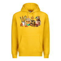 Lemon cookie coffee cup Premium Hoodie - AdoDesignShop