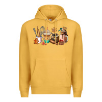 Mustard cookie coffee cup Premium Hoodie - AdoDesignShop