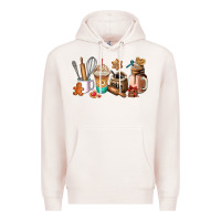 Pale Pink cookie coffee cup Premium Hoodie - AdoDesignShop
