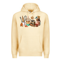 Pina Colada cookie coffee cup Premium Hoodie - AdoDesignShop