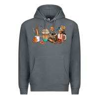Rock cookie coffee cup Premium Hoodie - AdoDesignShop