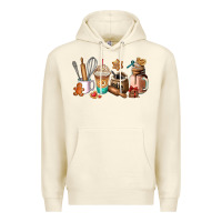 Sandshell cookie coffee cup Premium Hoodie - AdoDesignShop